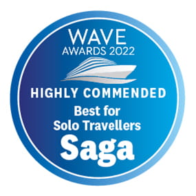 Wave Awards 2022 Highly Commended Best for Solo Travellers